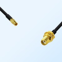 MMCX/Female - SMA/Bulkhead Female Coaxial Jumper Cable