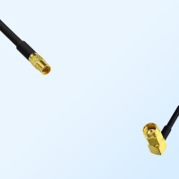 MMCX/Female - SSMA/Male Right Angle Coaxial Jumper Cable