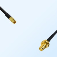 MMCX/Female - SSMA/Bulkhead Female Coaxial Jumper Cable