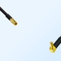 MMCX/Female - SSMB/Male Right Angle Coaxial Jumper Cable