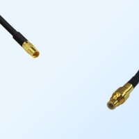 MMCX/Female - SSMC/Male Coaxial Jumper Cable