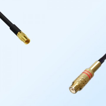 RCA Female - MMCX Female Coaxial Cable Assemblies