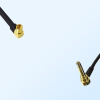 MMCX/Female Right Angle - MS156/Male Right Angle Coaxial Jumper Cable