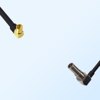 MMCX/Female Right Angle - MS162/Male Right Angle Coaxial Jumper Cable