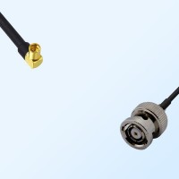 MMCX/Female Right Angle - RP BNC/Male Coaxial Jumper Cable