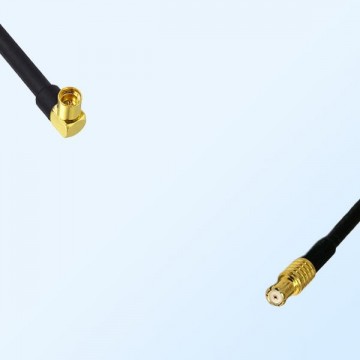 MMCX/Female Right Angle - RP MCX/Male Coaxial Jumper Cable