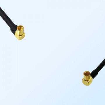 MMCX/Female R/A - RP MCX/Female R/A Coaxial Jumper Cable