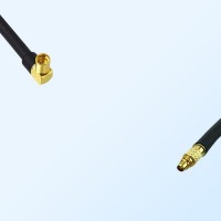 MMCX/Female Right Angle - RP MMCX/Male Coaxial Jumper Cable