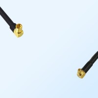 MMCX/Female R/A - RP MMCX/Male R/A Coaxial Jumper Cable