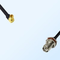 MMCX/Female R/A - RP TNC/Bulkhead Female with O-Ring Coaxial Cable