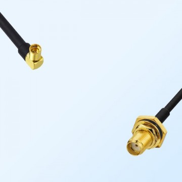 SMA Bulkhead Female with O-Ring - MMCX Female R/A Cable Assemblies