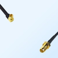 SSMA Female - MMCX Female Right Angle Coaxial Cable Assemblies