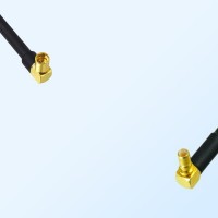 MMCX/Female Right Angle - SSMB/Male Right Angle Coaxial Jumper Cable