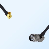 MMCX/Female Right Angle - TNC/Male Right Angle Coaxial Jumper Cable
