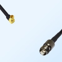 MMCX/Female Right Angle - TNC/Female Coaxial Jumper Cable