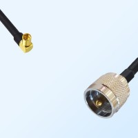 UHF Male - MMCX Female Right Angle Coaxial Cable Assemblies