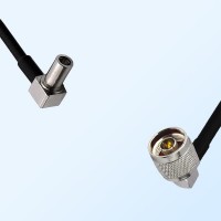 MS147/Male Right Angle - N/Male Right Angle Coaxial Jumper Cable