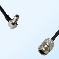 MS147/Male Right Angle - N/Female Coaxial Jumper Cable