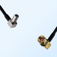 MS147/Male Right Angle - RP SMA/Male Right Angle Coaxial Jumper Cable