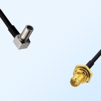 RP SMA Bulkhead Female with O-Ring - MS147 Male R/A Cable Assemblies