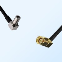 MS147/Male Right Angle - SMA/Male Right Angle Coaxial Jumper Cable