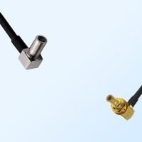 MS147/Male R/A - SMB/Bulkhead Male R/A Coaxial Jumper Cable