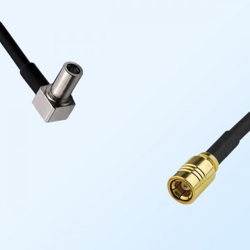 MS147/Male Right Angle - SMB/Female Coaxial Jumper Cable