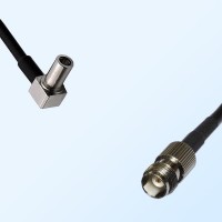 MS147/Male Right Angle - TNC/Female Coaxial Jumper Cable