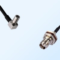 MS147/Male R/A - TNC/Bulkhead Female with O-Ring Coaxial Jumper Cable