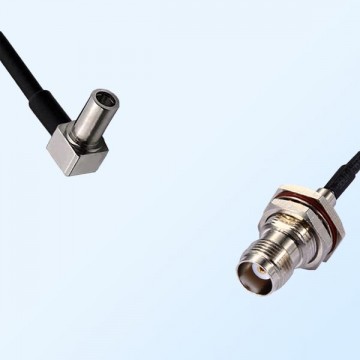 MS147/Male R/A - TNC/Bulkhead Female with O-Ring Coaxial Jumper Cable
