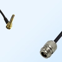 MS156/Male Right Angle - N/Female Coaxial Jumper Cable