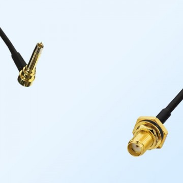 SMA Bulkhead Female with O-Ring - MS156 Male R/A Cable Assemblies