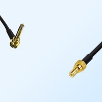 MS156/Male Right Angle - SMB/Male Coaxial Jumper Cable