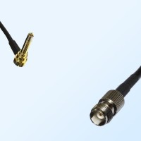 MS156/Male Right Angle - TNC/Female Coaxial Jumper Cable
