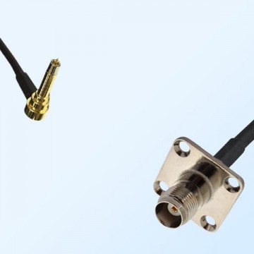 MS156 Male Right Angle - TNC Female 4 Hole Coaxial Jumper Cable