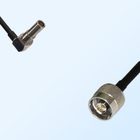 MS162/Male Right Angle - N/Male Coaxial Jumper Cable