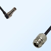 MS162/Male Right Angle - N/Female Coaxial Jumper Cable