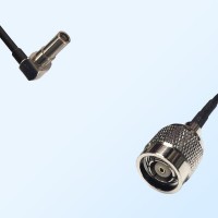 MS162/Male Right Angle - RP TNC/Male Coaxial Jumper Cable