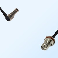 MS162/Male R/A - RP TNC/Bulkhead Female with O-Ring Coaxial Cable