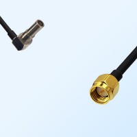 MS162/Male Right Angle - SMA/Male Coaxial Jumper Cable