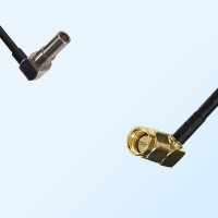 MS162/Male Right Angle - SMA/Male Right Angle Coaxial Jumper Cable