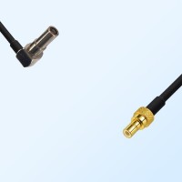 MS162/Male Right Angle - SMB/Male Coaxial Jumper Cable