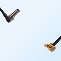 MS162/Male Right Angle - SMB/Male Right Angle Coaxial Jumper Cable