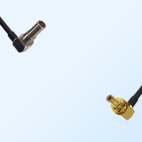MS162/Male R/A - SMB/Bulkhead Male R/A Coaxial Jumper Cable