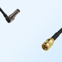 MS162/Male Right Angle - SMB/Female Coaxial Jumper Cable