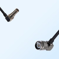MS162/Male Right Angle - TNC/Male Right Angle Coaxial Jumper Cable