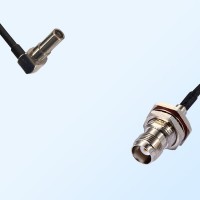 MS162/Male R/A - TNC/Bulkhead Female with O-Ring Coaxial Jumper Cable