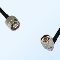N/Male - N/Male Right Angle Coaxial Jumper Cable