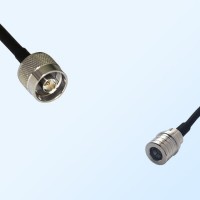 N/Male - QMA/Male Coaxial Jumper Cable