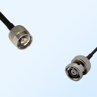 N/Male - RP BNC/Male Coaxial Jumper Cable